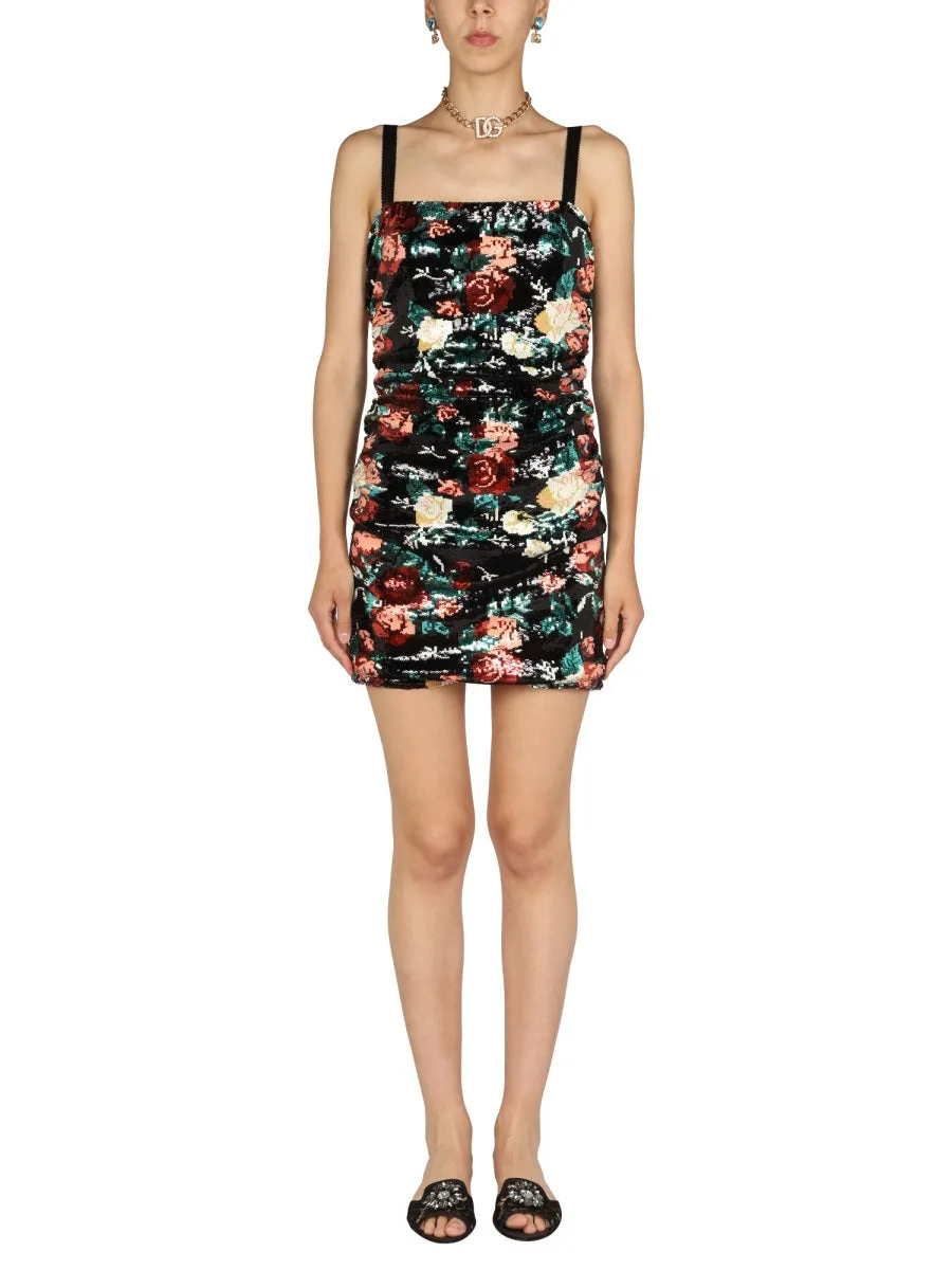 Rose Embroidery Short Dress sold by Lord & Taylor