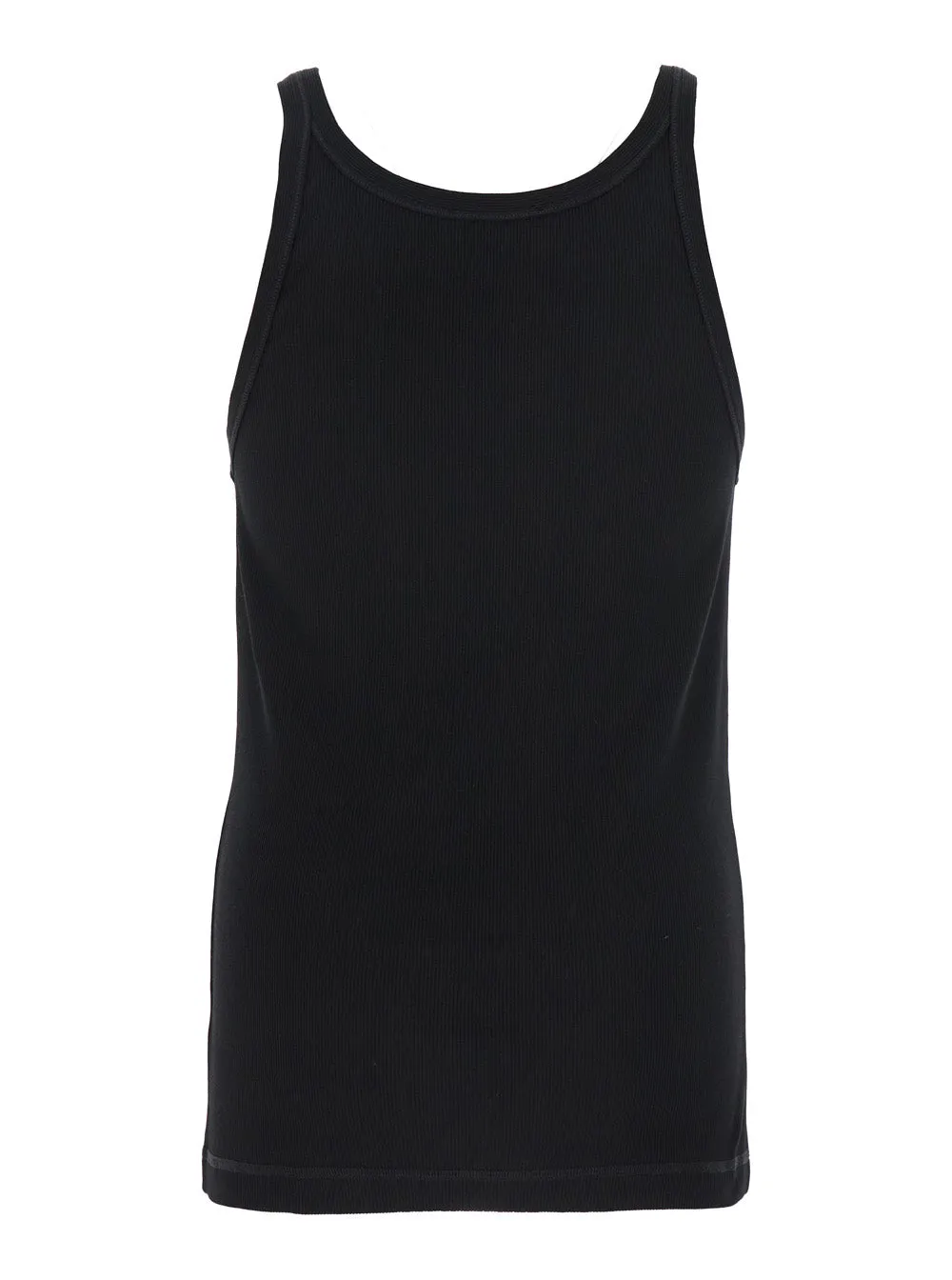 Black Sleeveless Top with Logo Embroidery sold by Lord & Taylor product image thumbnail 2