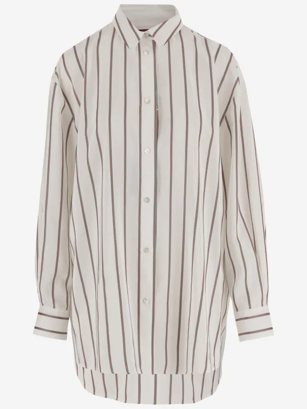 Silk Striped Shirt made by Gucci