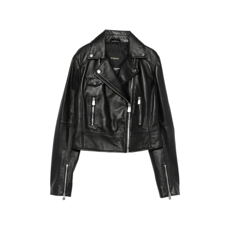 Leather Outerwear made by Pinko