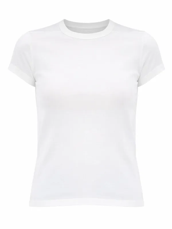Cotton T-Shirt in White made by Rick Owens