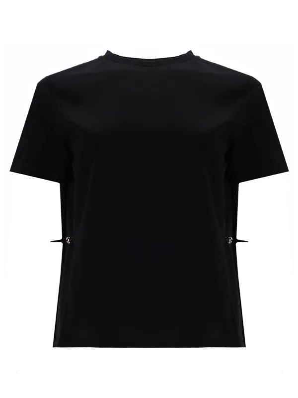 Cotton T-Shirt in Black made by Herno