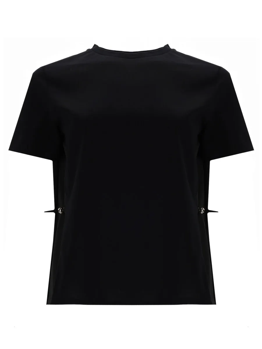 Cotton T-Shirt in Black sold by Lord & Taylor