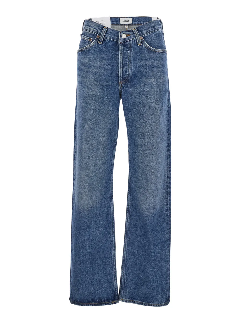 Blue Denim Jeans with Belt Loops sold by Lord & Taylor