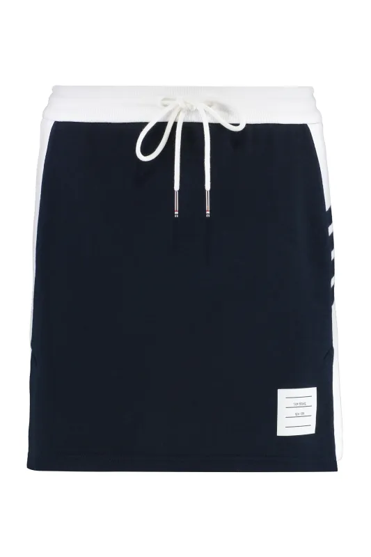 Cotton Jersey Miniskirt made by Thom Browne