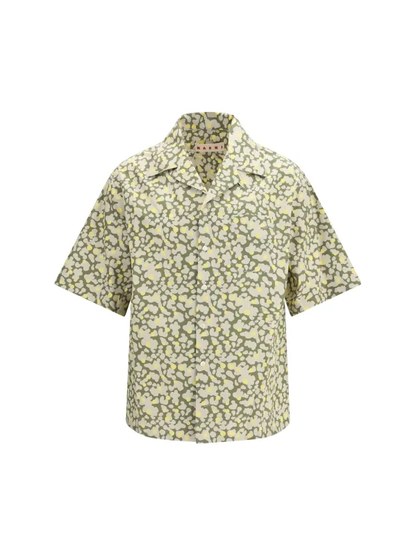 Short-Sleeve Printed Shirt Musk made by Marni