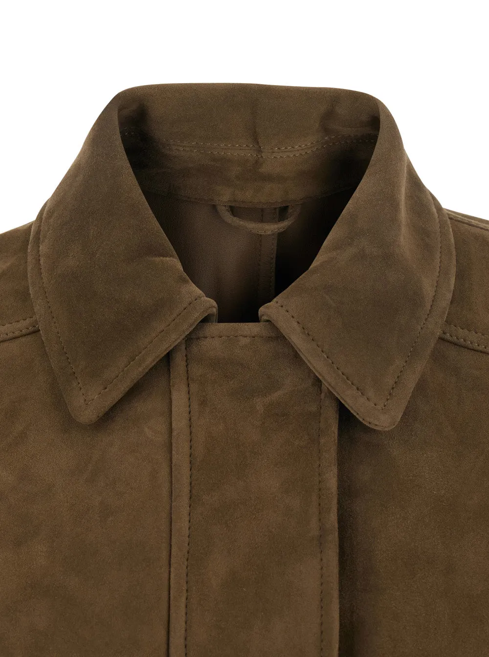 Jacket in Suede, Brown sold by Lord & Taylor product image thumbnail 3