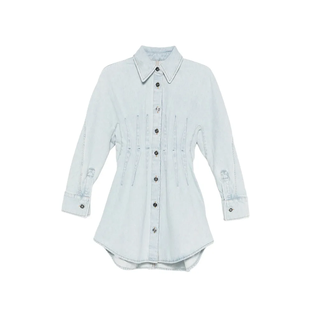 Dress Blue Cotton sold by Lord & Taylor