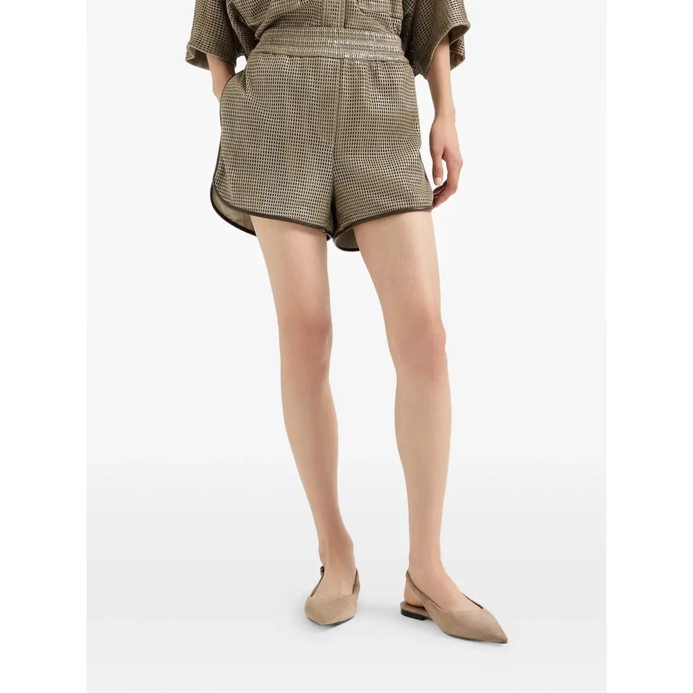 Shorts Calf Leather Neutrals/Black sold by Lord & Taylor product image thumbnail 4
