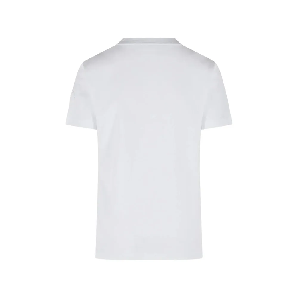 T-shirt Ribbed Cotton White sold by Lord & Taylor product image thumbnail 3