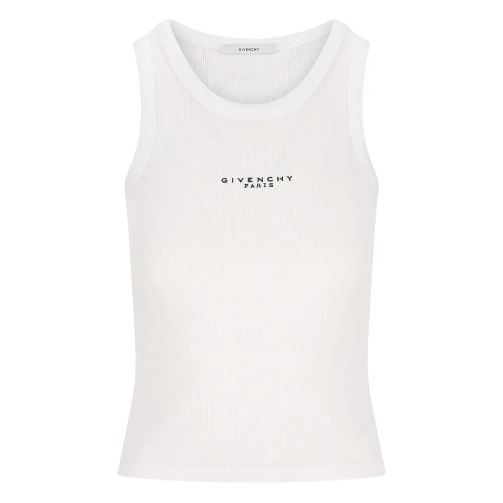 Sleeveless Ribbed Cotton Top sold by Lord & Taylor