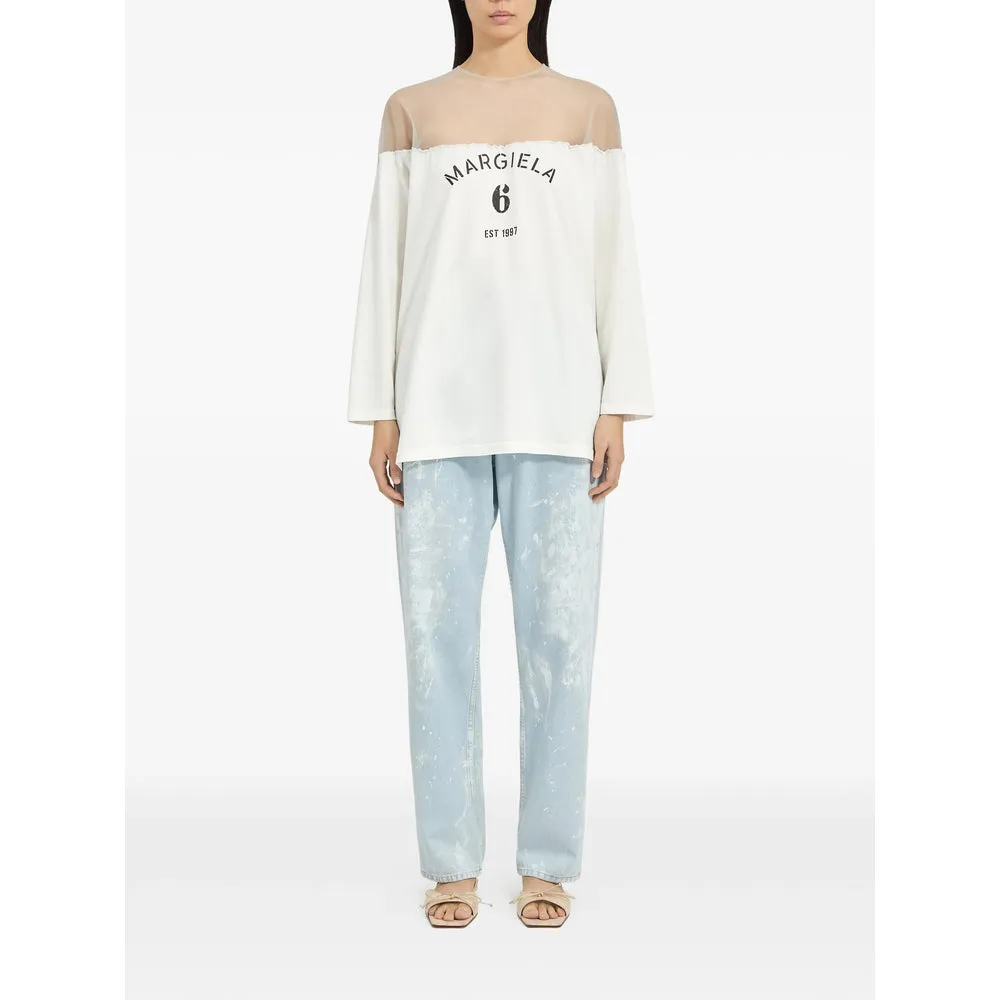 T-shirt MM6 White sold by Lord & Taylor product image thumbnail 4