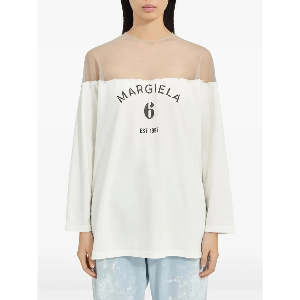 T-shirt MM6 White sold by Lord & Taylor product image thumbnail 2