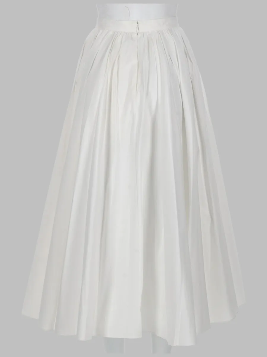 Midi Skirt in Cotton Poplin sold by Lord & Taylor product image thumbnail 2