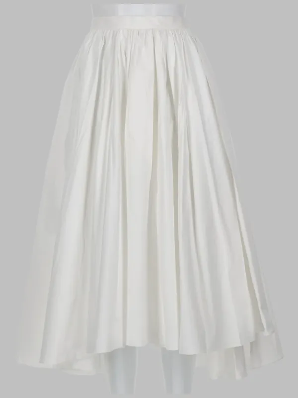 Midi Skirt in Cotton Poplin made by Self-Portrait