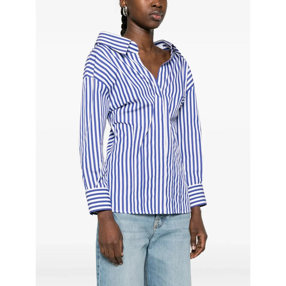 Shirt V-Neck Blue/White sold by Lord & Taylor product image thumbnail 2