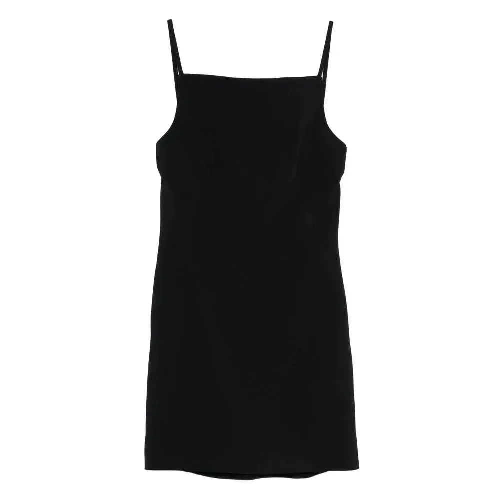 Dress Square Neck Spaghetti Straps Black sold by Lord & Taylor