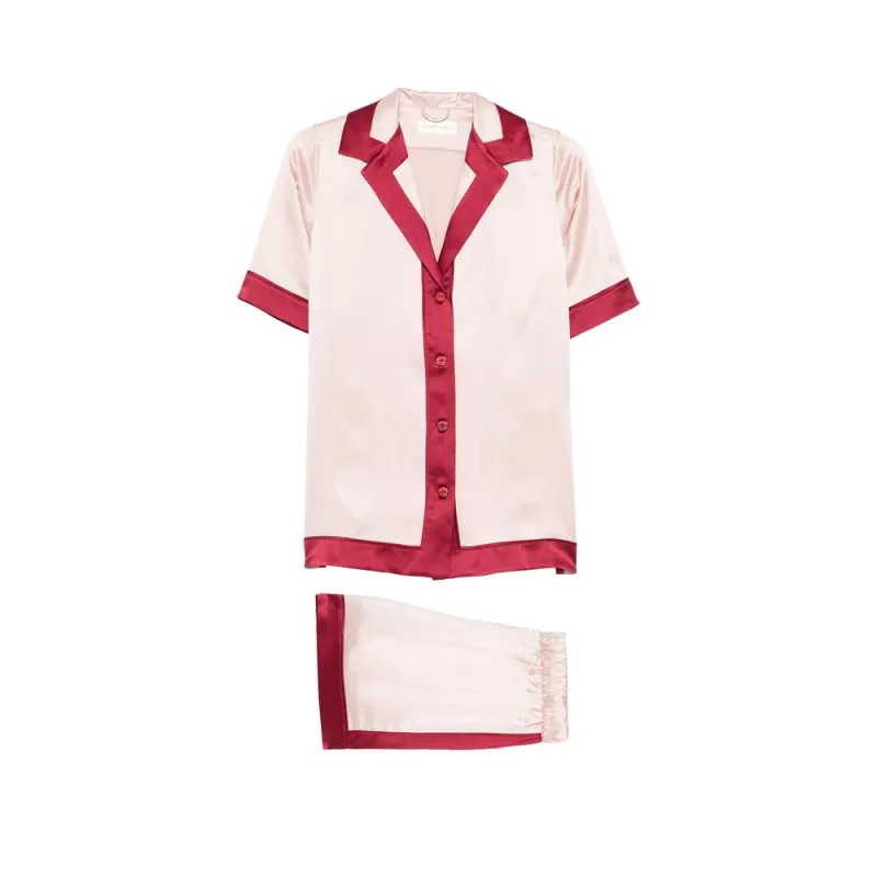 Pyjama Set Zelda Rose Pink Silk made by Olivia von Halle