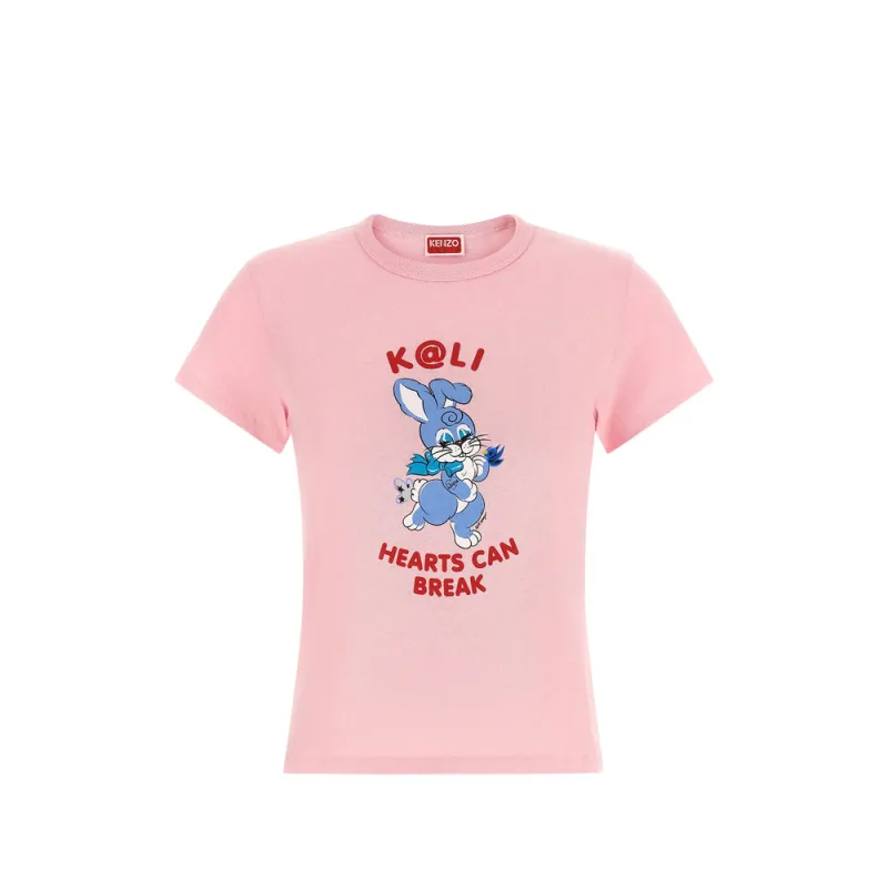 Crewneck T-shirt Pink made by Kenzo
