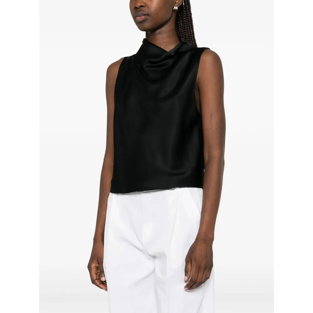 Top Cowl Neck Sleeveless Black sold by Lord & Taylor product image thumbnail 4