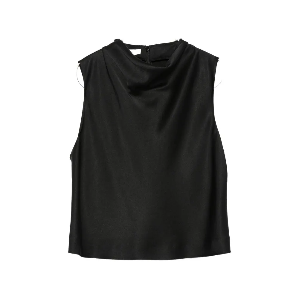 Top Cowl Neck Sleeveless Black sold by Lord & Taylor