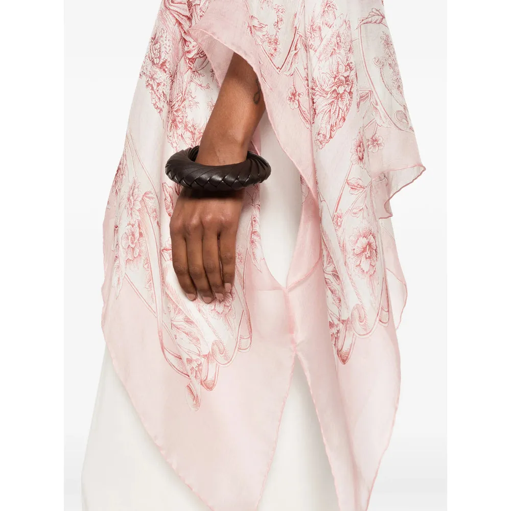 Cape in Pink Floral Silk sold by Lord & Taylor product image thumbnail 5