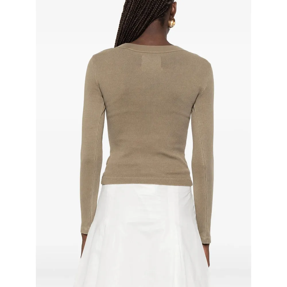 Ribbed Henley T-shirt Green sold by Lord & Taylor product image thumbnail 5
