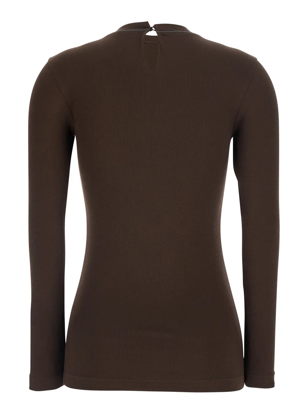 Crew Neck T-Shirt Brown sold by Lord & Taylor product image thumbnail 2