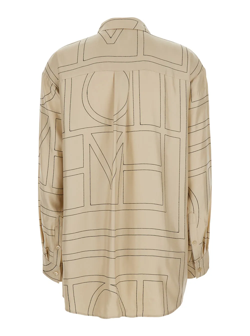Shirt Embroidered White Silk sold by Lord & Taylor product image thumbnail 2