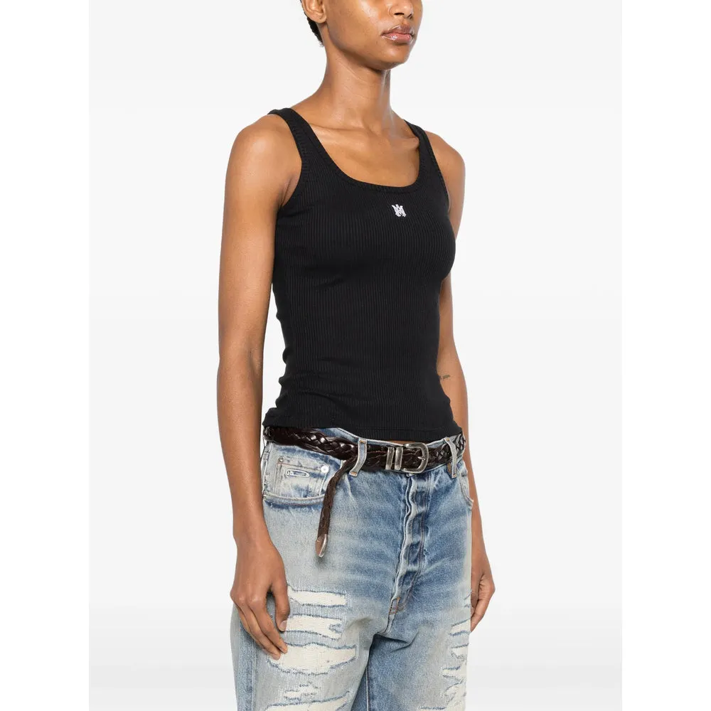Ribbed Knit Tank Top Black sold by Lord & Taylor product image thumbnail 3