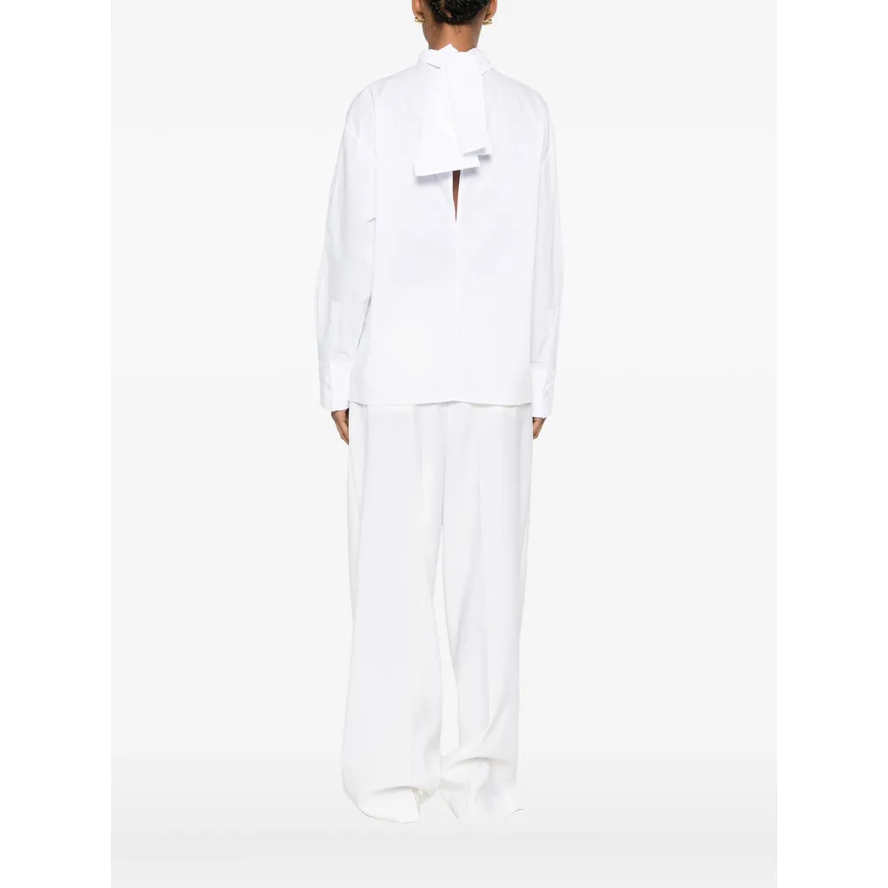 Shirt High-Neck Cotton White sold by Lord & Taylor product image thumbnail 5