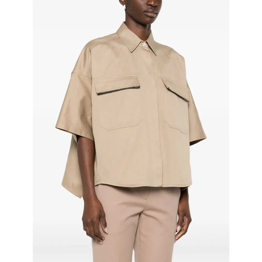 Shirt Cotton-Linen Neutrals sold by Lord & Taylor product image thumbnail 2