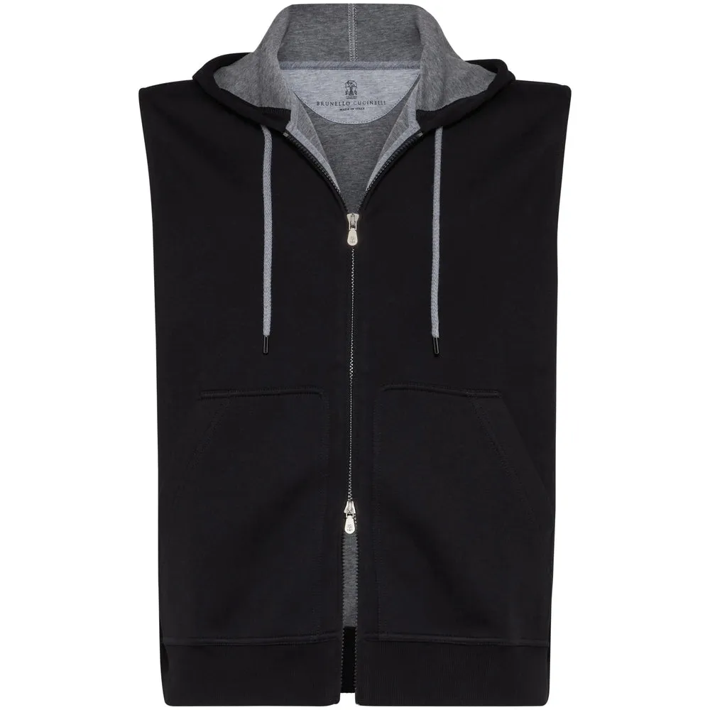 Sleeveless Cotton-Cashmere Hoodie sold by Lord & Taylor