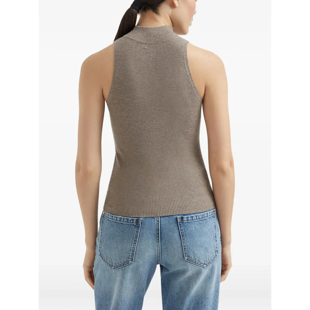 Waistcoat Brown Cashmere Blend sold by Lord & Taylor product image thumbnail 4