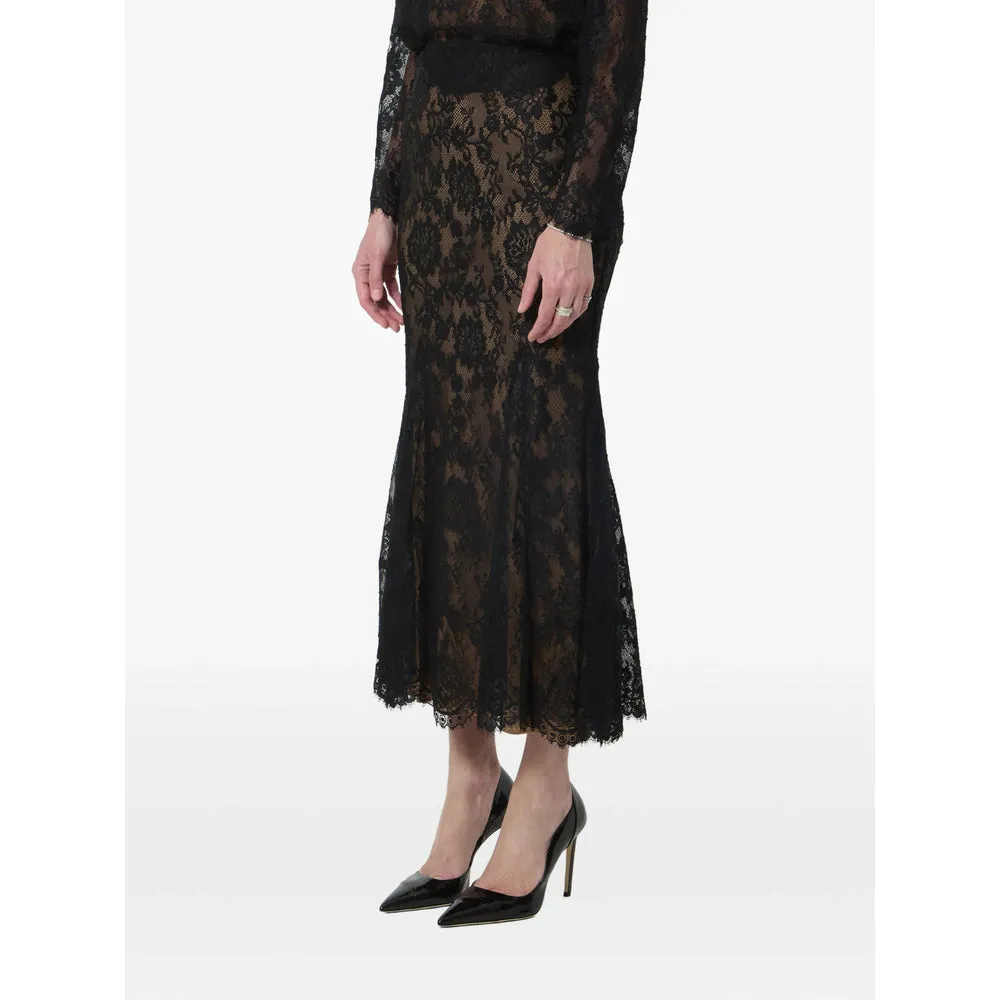 Skirt Floral Lace Mermaid Black sold by Lord & Taylor product image thumbnail 2