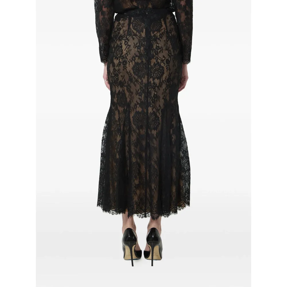 Skirt Floral Lace Mermaid Black sold by Lord & Taylor product image thumbnail 4