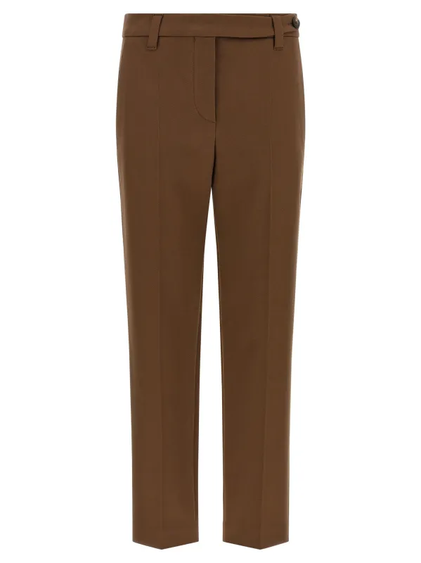 'Monile' cotton pants made by Brunello Cucinelli