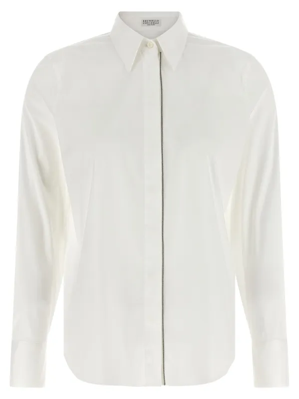 'Shiny Trim' shirt made by Brunello Cucinelli