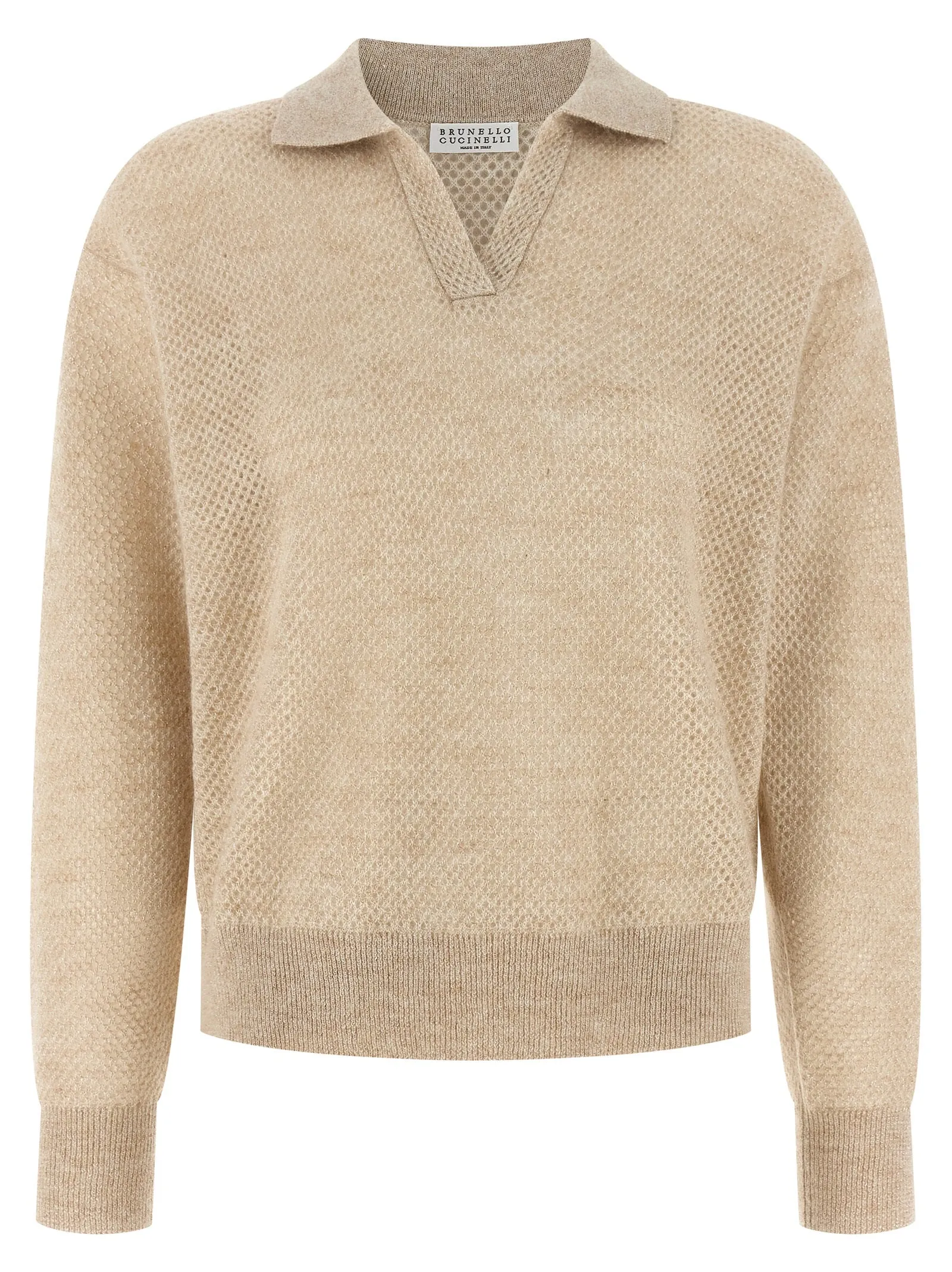Waffle processing polo shirt sold by Lord & Taylor
