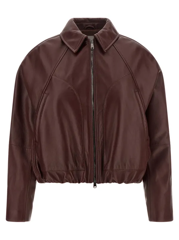 Nappa leather jacket made by Brunello Cucinelli