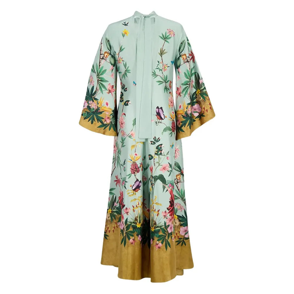 Light Blue Floral Print Dress sold by Lord & Taylor product image thumbnail 2