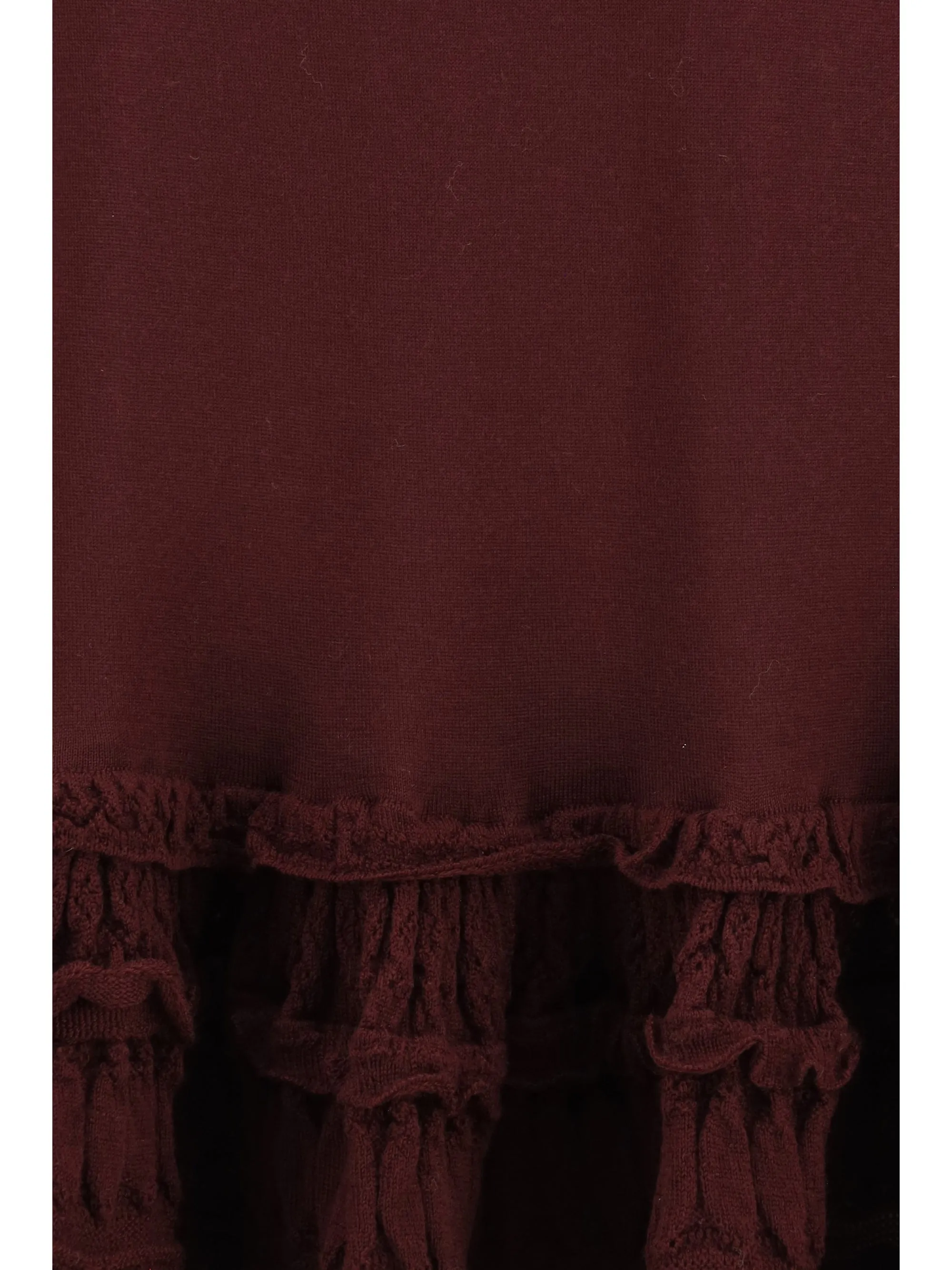 T-shirt Virgin Wool Burgundy sold by Lord & Taylor product image thumbnail 2