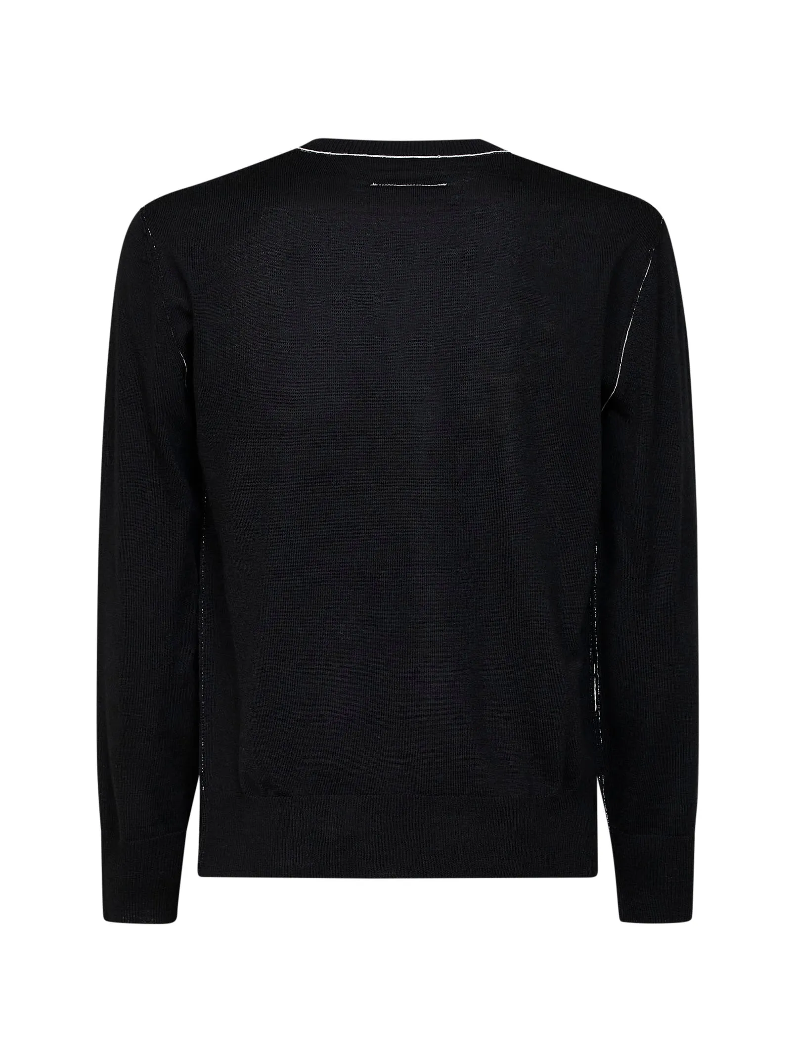 Crewneck Sweater Black Wool Blend sold by Lord & Taylor product image thumbnail 2