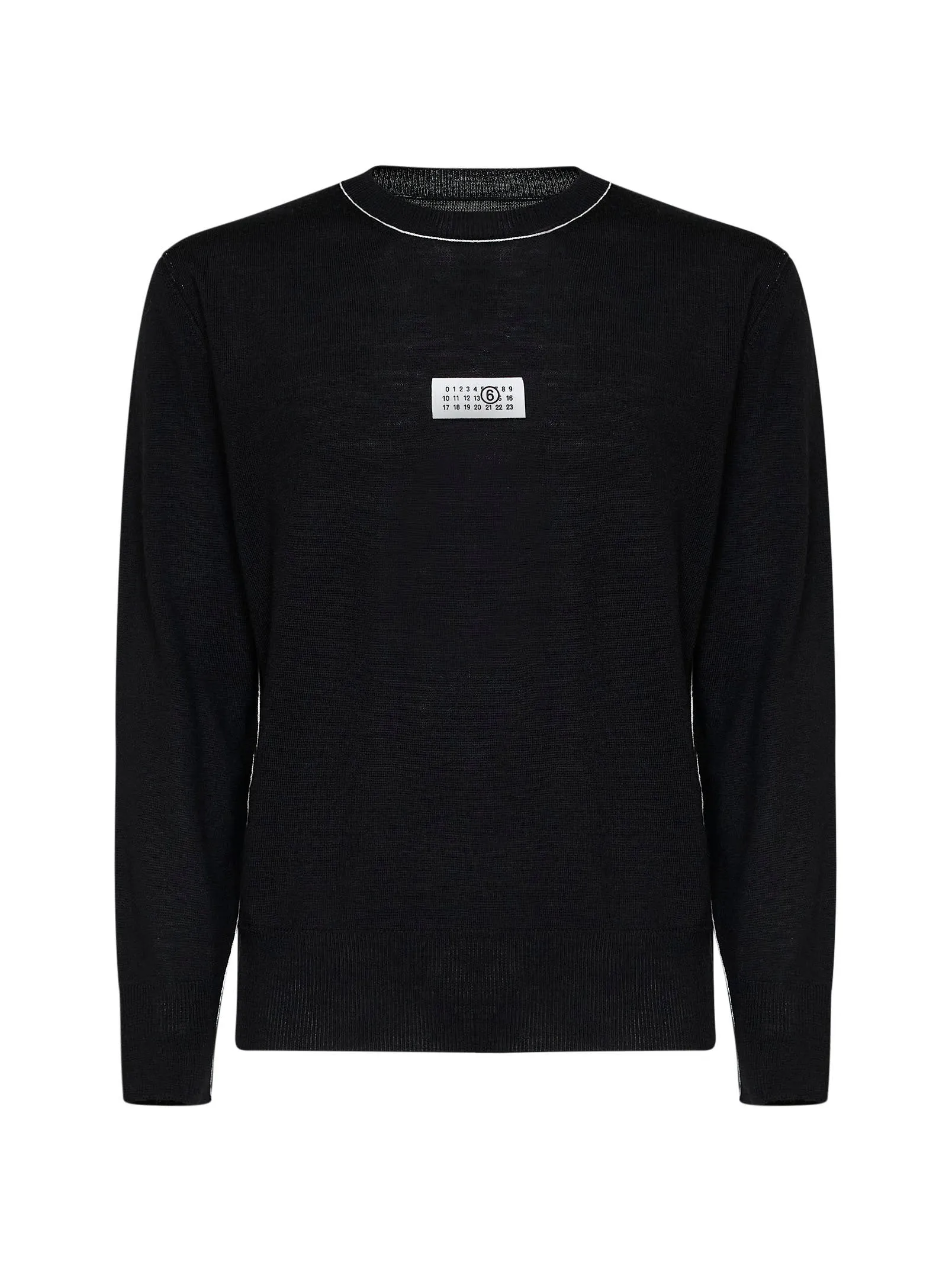 Crewneck Sweater Black Wool Blend sold by Lord & Taylor