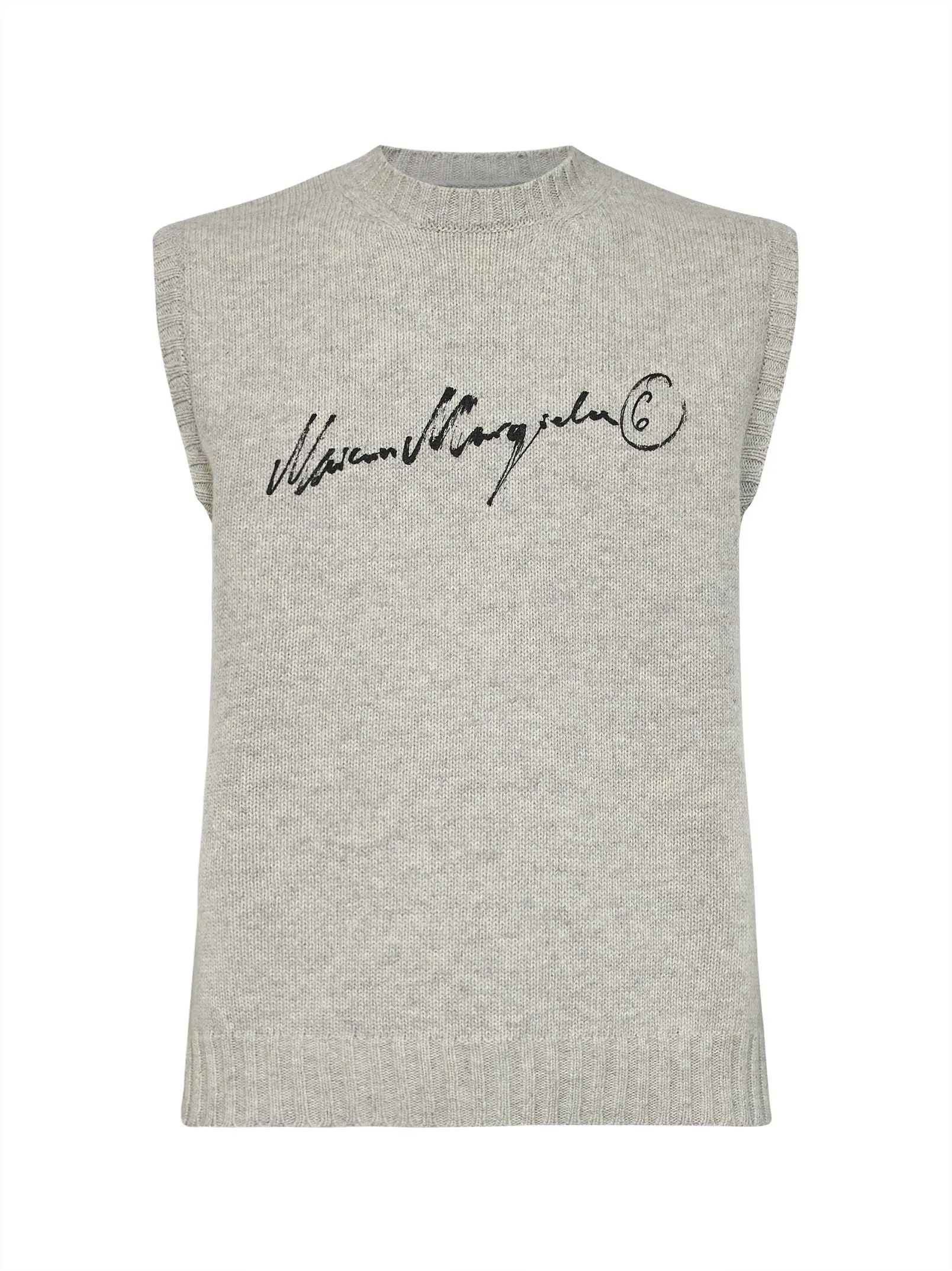 Knit Vest Melange Grey sold by Lord & Taylor