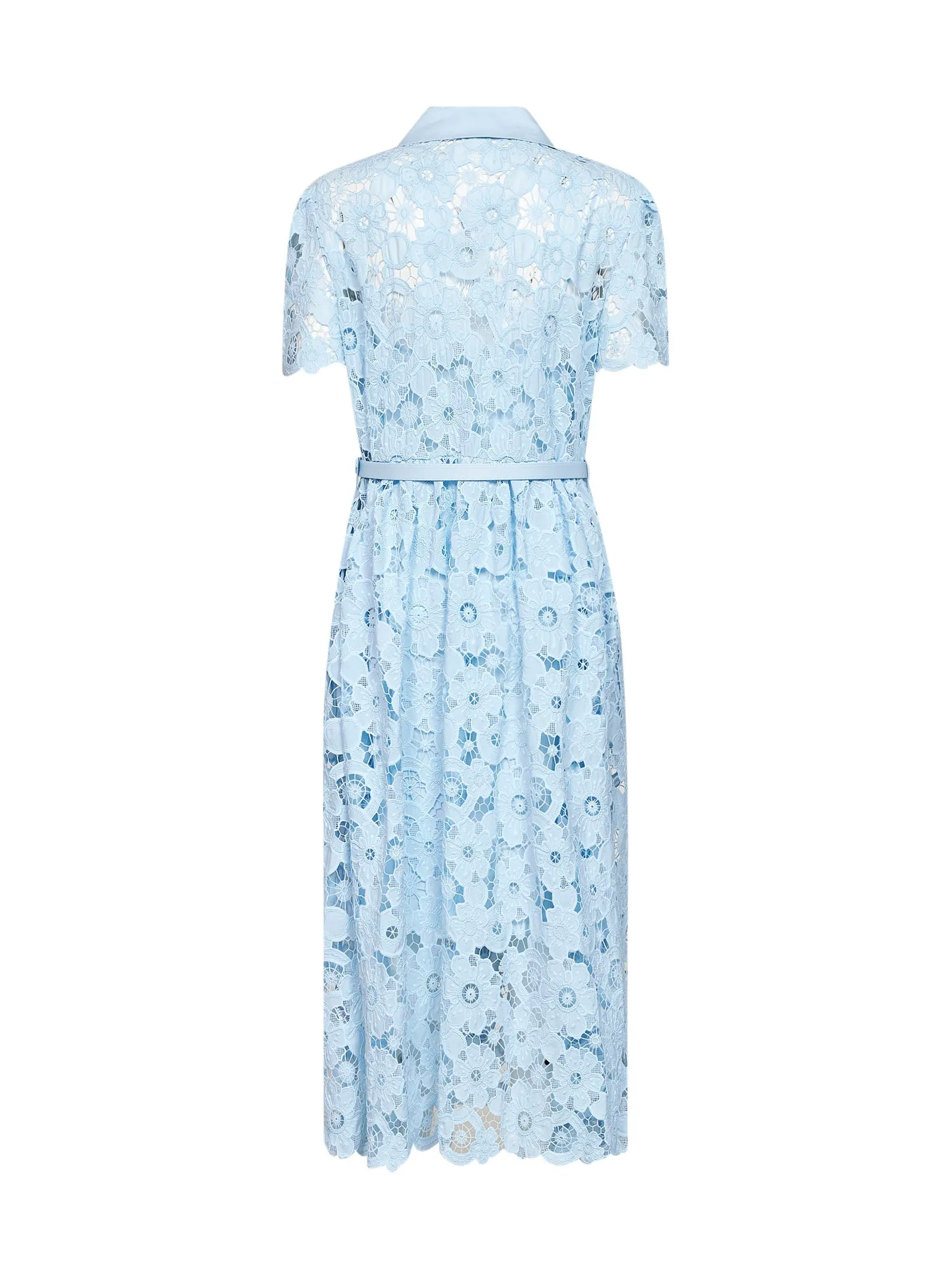 Midi Shirt Dress Light Blue Lace sold by Lord & Taylor product image thumbnail 2