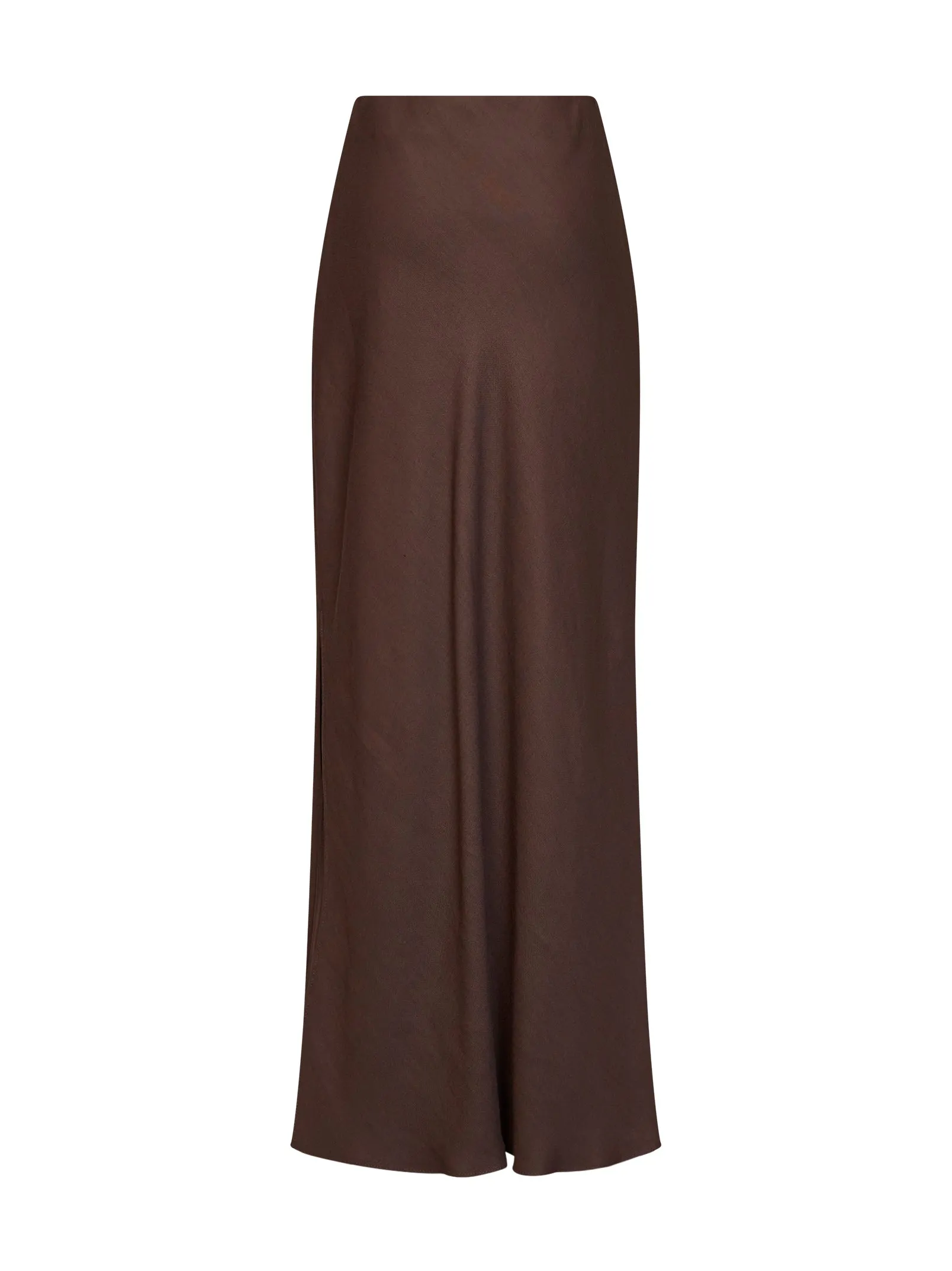 Skirt Bias-Cut Long Cocoa Viscose-Linen sold by Lord & Taylor