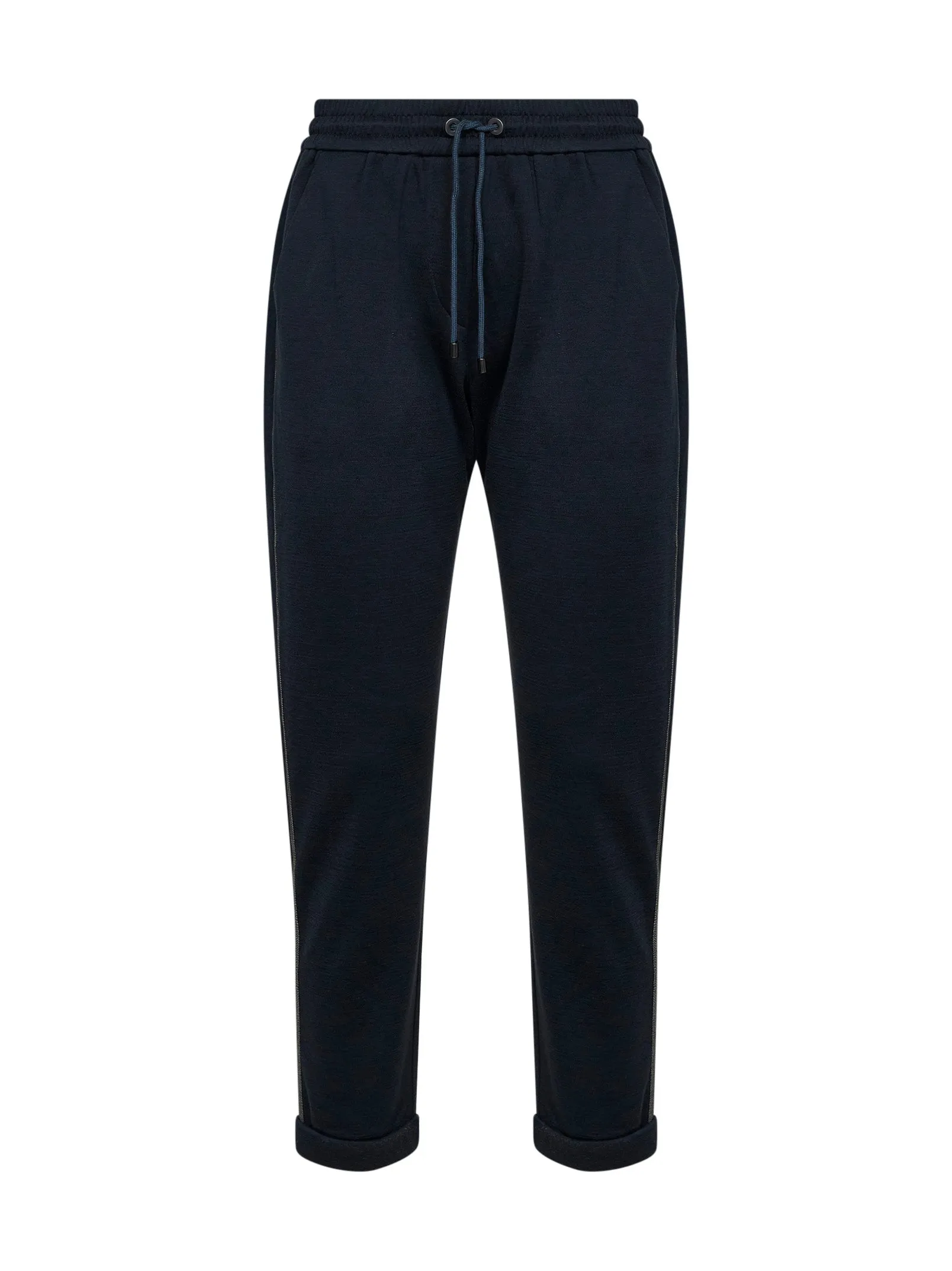 Trousers Cotton-Silk Blue sold by Lord & Taylor