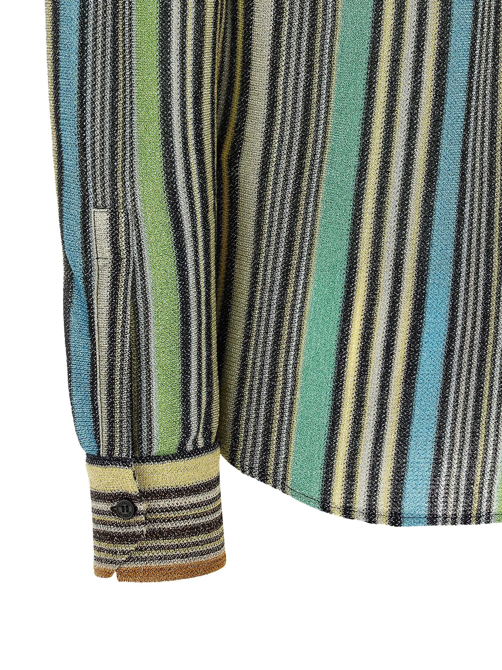 Lamé viscose shirt sold by Lord & Taylor product image thumbnail 4