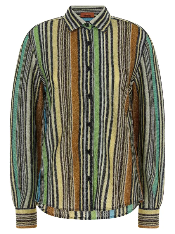 Lamé viscose shirt made by Missoni